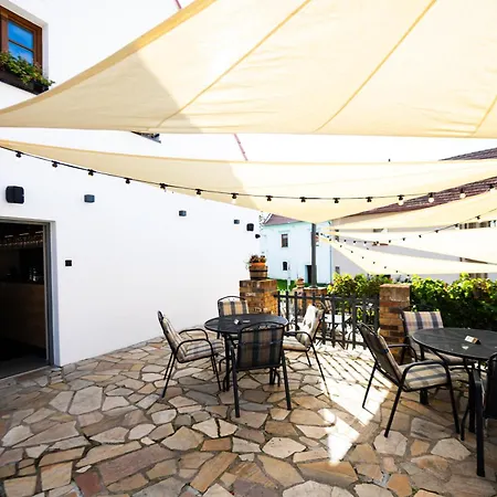 Penzion Husí Plácek S Vinným Sklepem A Terasou